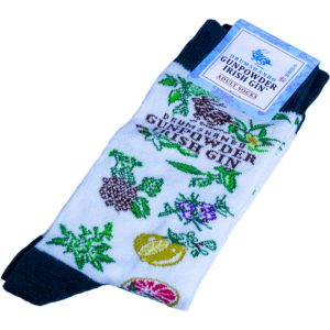 Drumshanbo-Gunpowder-Irish-Gin-Botanical-Socks---Cream-&-Green