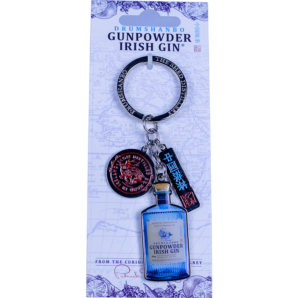 Drumshanbo Gunpowder Curious Keychain The Shed Distillery