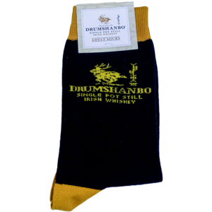 Drumshanbo-Single-Pot-Still-Irish-Whiskey-Socks---Black-&-Yellow