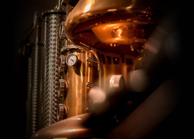 Every Precious Drop Distilled at the Shed Distillery by Head Distiller, Mr Brian Taft