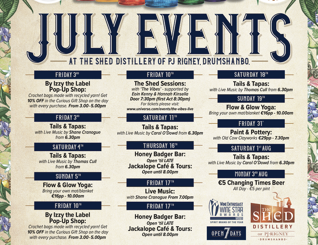 Events - The Shed Distillery
